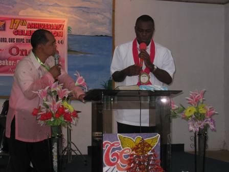 CGM Margos - Philippines ` Rev Dr Kenny Ministering to the sick