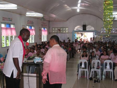 CGM Margos - Philippines ` Rev Dr Kenny Ministering to the sick