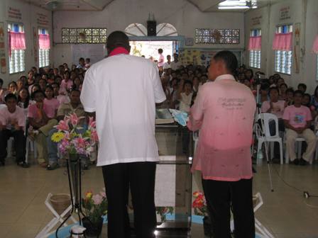 CGM Margos - Philippines ` Rev Dr Kenny Ministering to the sick