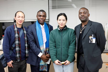 Rev Dr Kenny Ewans with some few CGM Japanese members